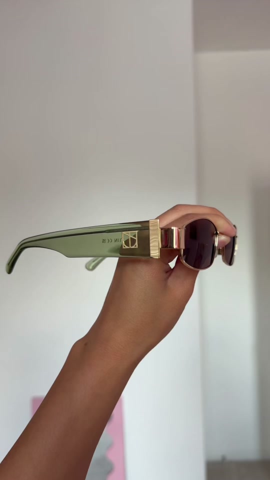 Talani eyeglasses in Gold Colour with Black Crystal | Optical | TIJN